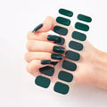 Semi-Cured Nail Strips - Forrest Green