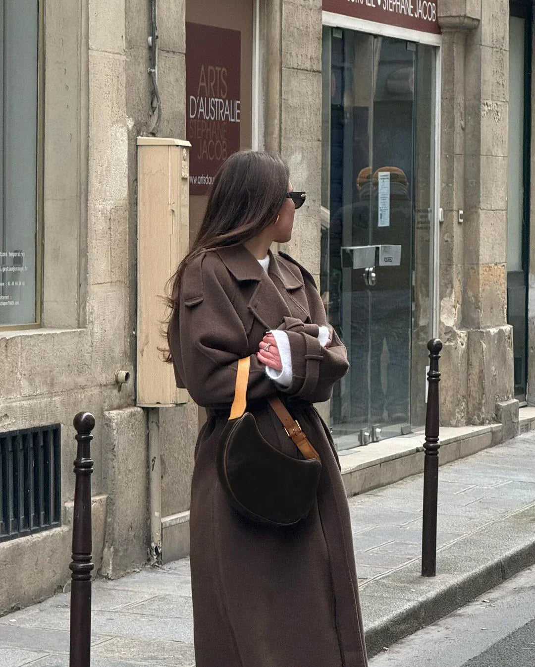 Delaney – wollen trenchcoat met ceintuur en klassieke double-breasted pasvorm