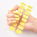 Semi-Cured Nail Strips - Mat Yellow