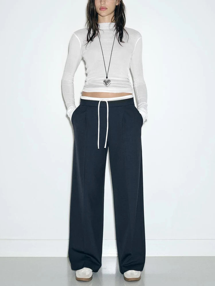Naomi - Dubbel Getailleerde Lounge broek
