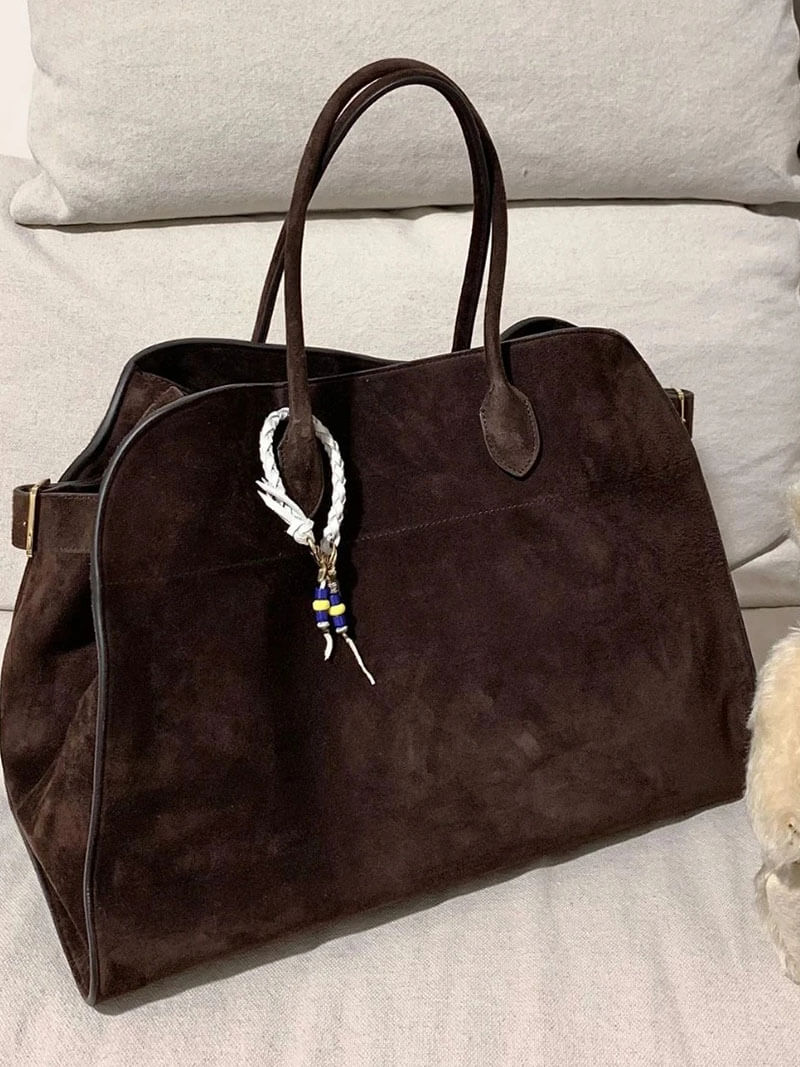 Alma – grote dames handtas van vegan leder met schouderriem