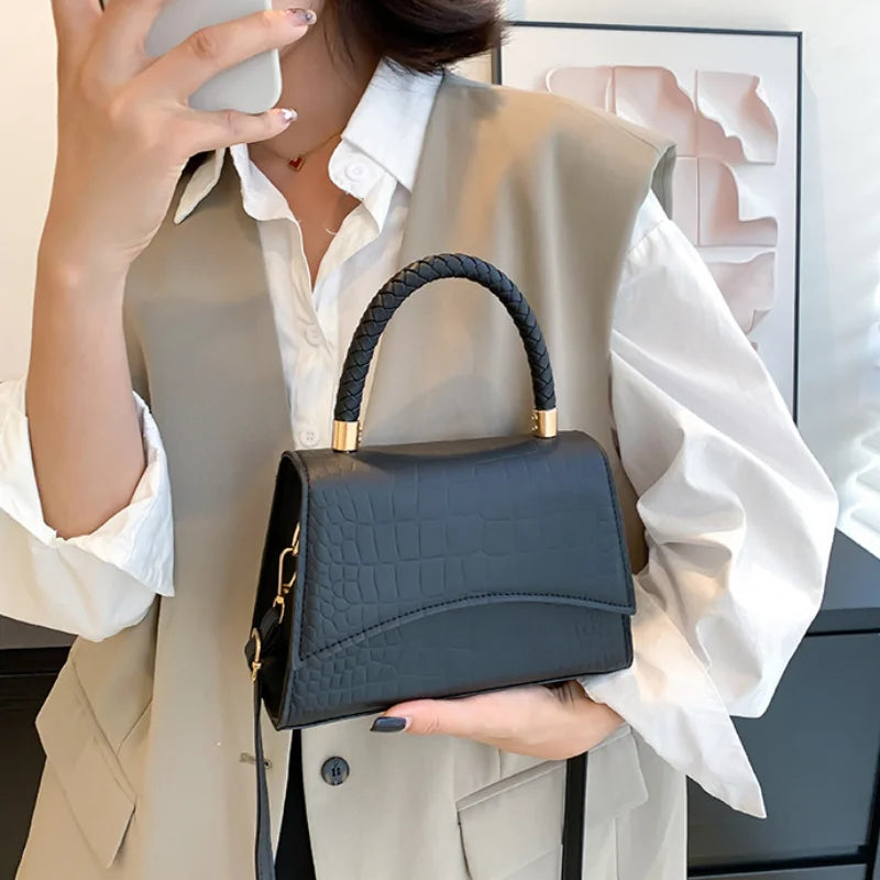 Fay – Crossbody Handle Tas Van Pu-leer Met Strakke Afwerking