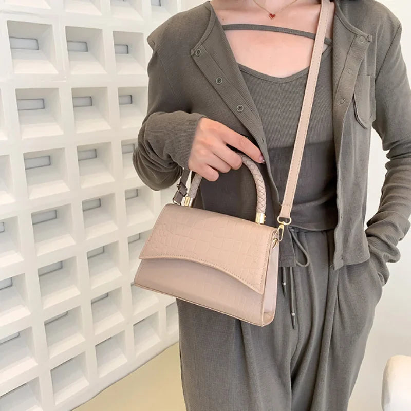 Fay – Crossbody Handle Tas Van Pu-leer Met Strakke Afwerking