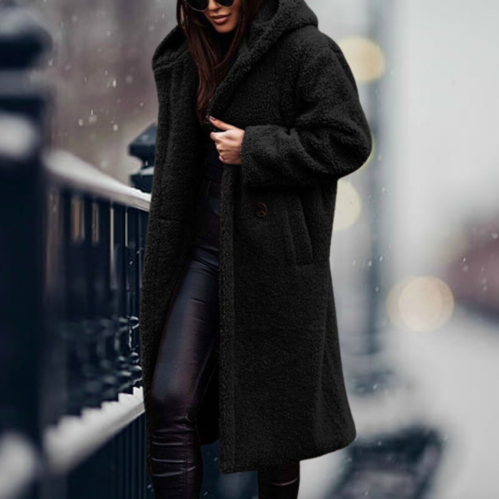 Élodie – lange oversized trenchcoat met zachte voering