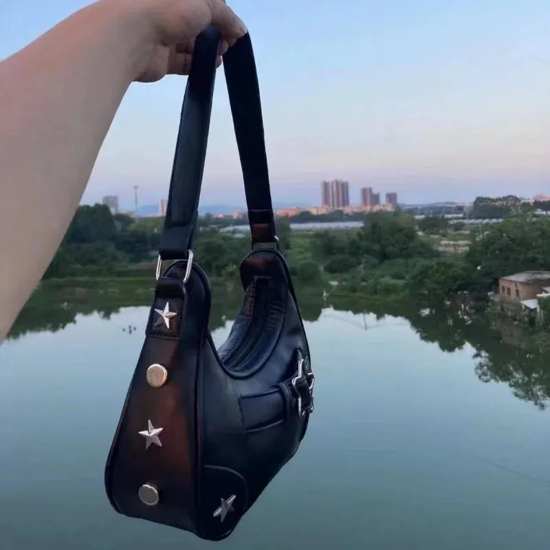 Nikki – lichte crossbody tas met sterrenprint