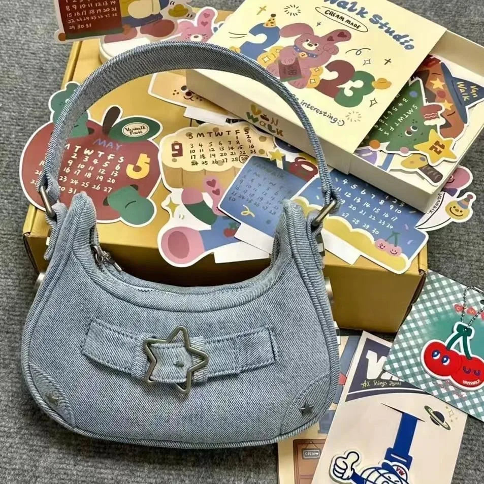 Nikki – lichte crossbody tas met sterrenprint