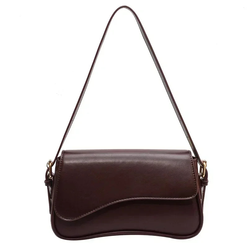 Isabelle – vintage crossbody tas van pu leer met klassieke details