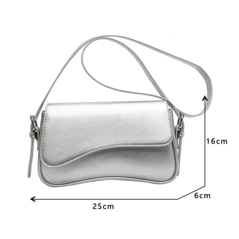 Isabelle – vintage crossbody tas van pu leer met klassieke details