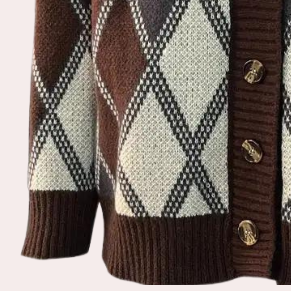 Carol – oversized vintage cardigan vest