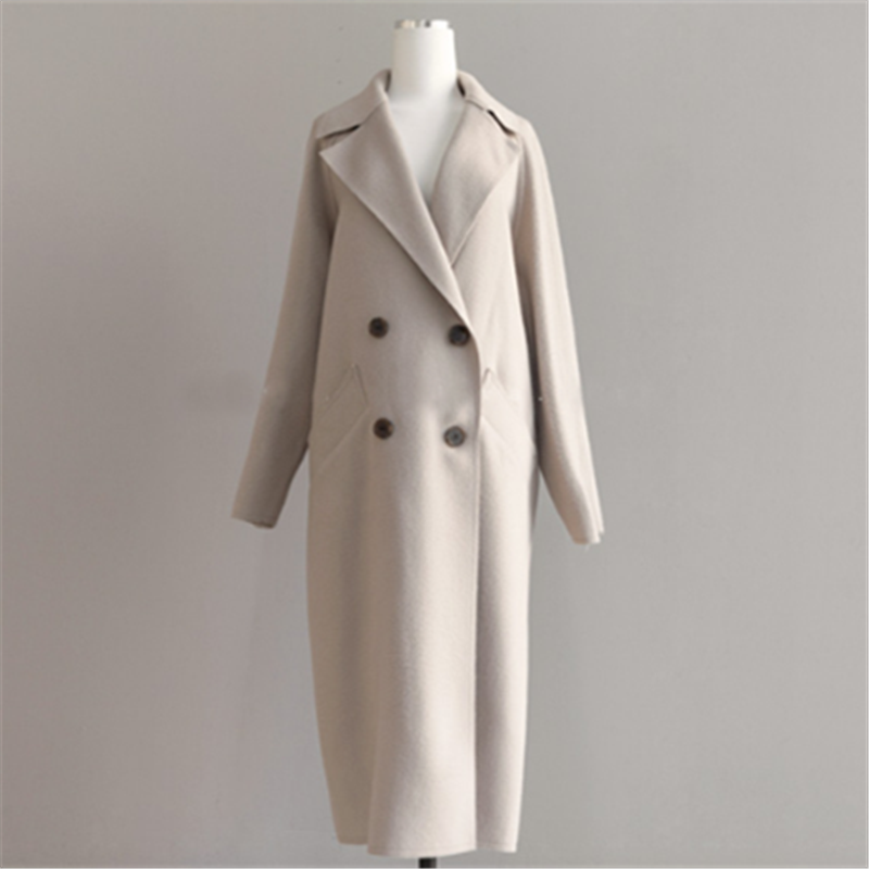 Alyssa – trenchcoat met knopen en lang model
