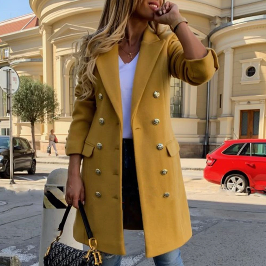 Victoria – double-breasted wollen trenchcoat