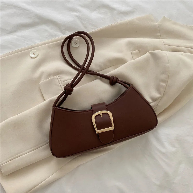 Lina – compacte schoudertas van pu leer met minimalistisch design