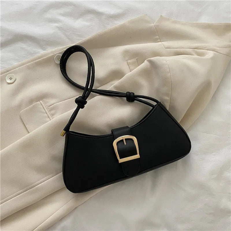 Lina – compacte schoudertas van pu leer met minimalistisch design