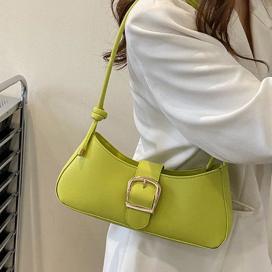 Lina – compacte schoudertas van pu leer met minimalistisch design