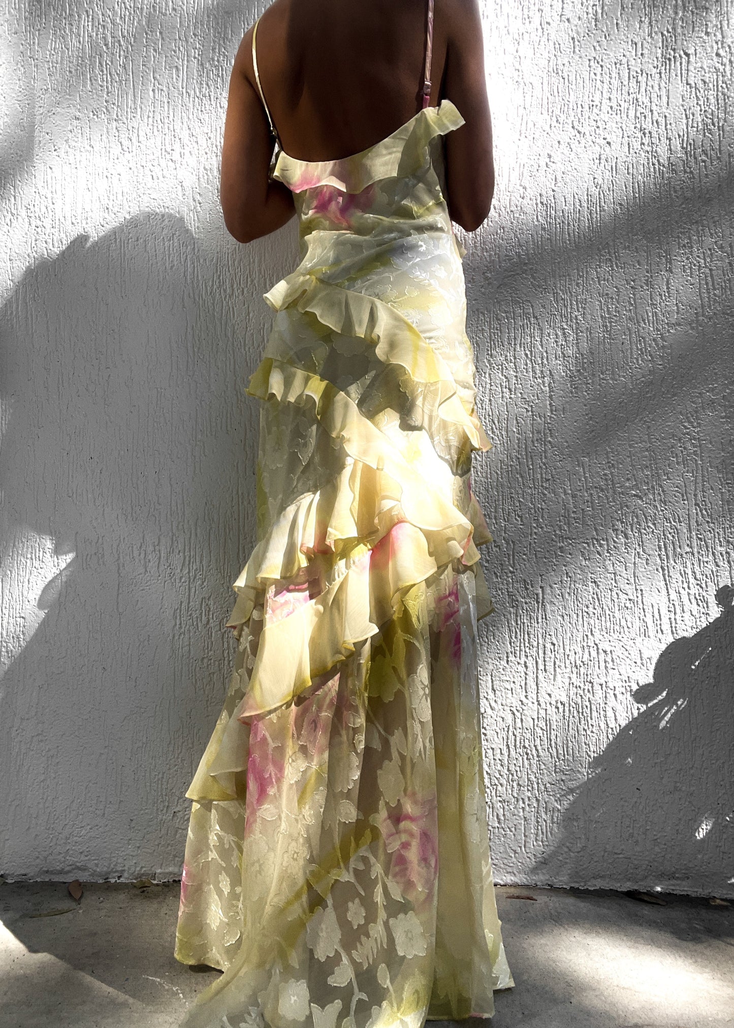 Lucia – Ruffled zomer maxi-jurk