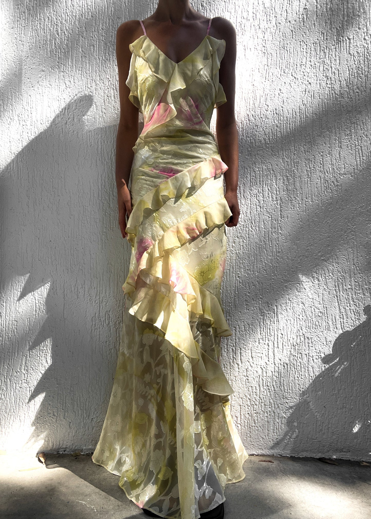 Lucia – Ruffled zomer maxi-jurk