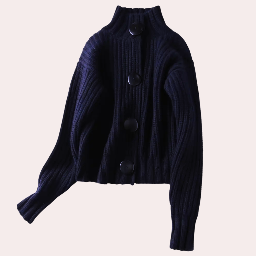 Inara – gebreid cardigan vest van wol