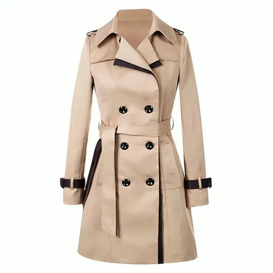 sara – dames trenchcoat met tailleband