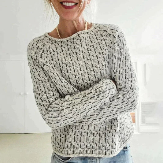 Claire – Knit Trui Met Klassieke Ronde Hals