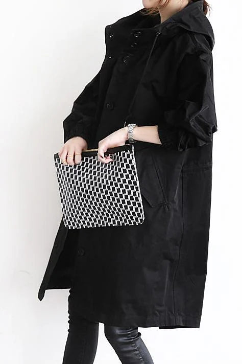 Elena – oversized waterdichte trenchcoat met capuchon