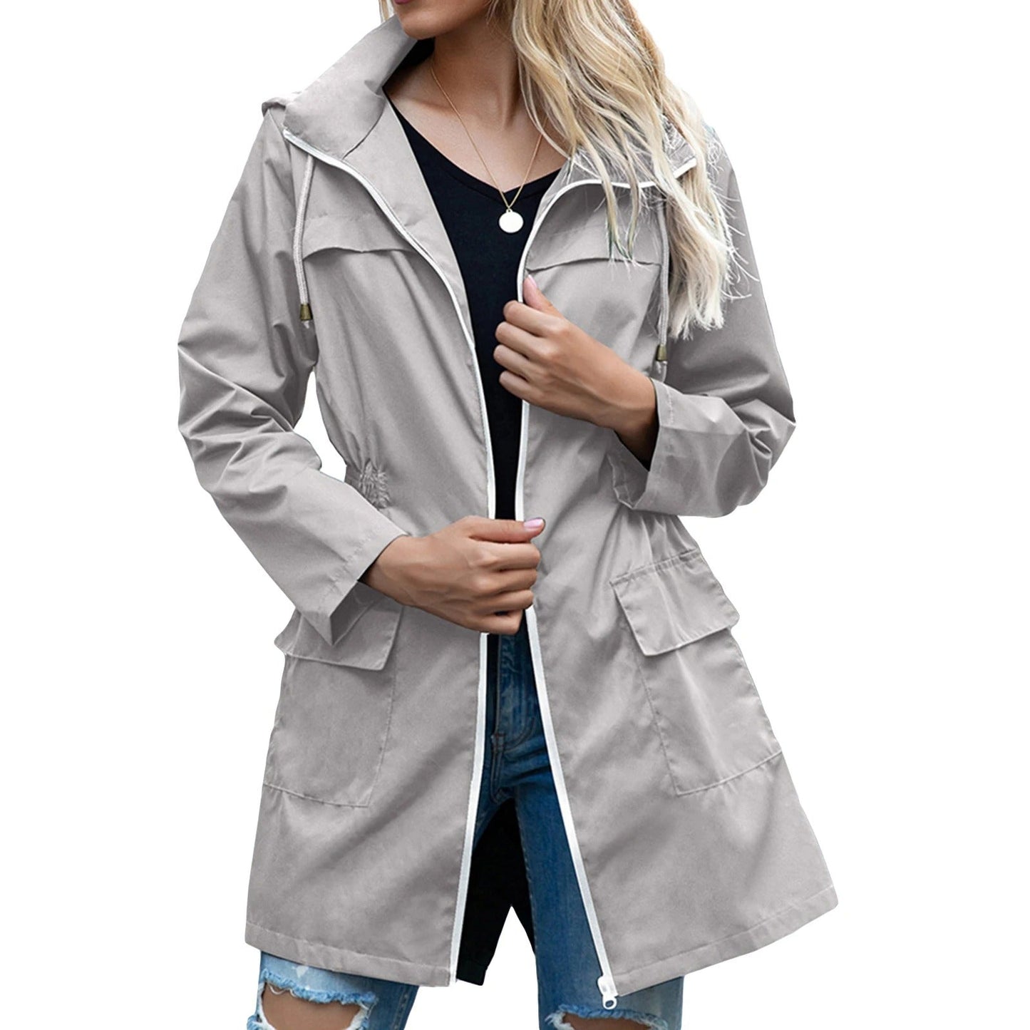 Yara – Waterdichte Zomerjas Voor Dames Met Zakken
