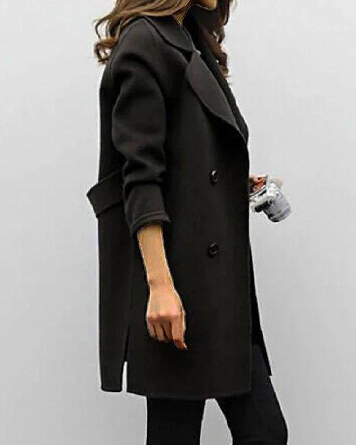 Noor - Waterafstotende Trenchcoat Met Ceintuur En Double-breasted Sluiting