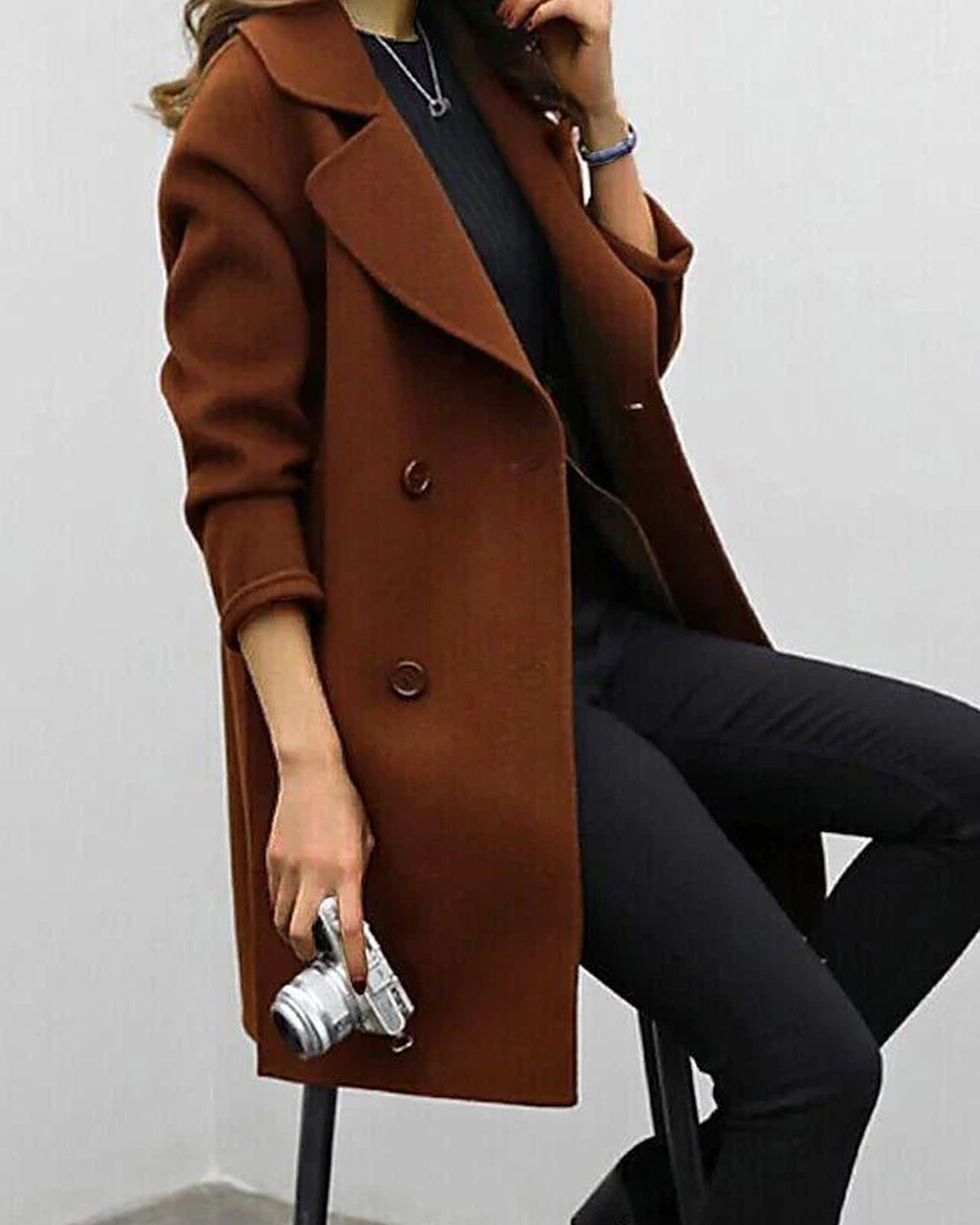 Noor - Waterafstotende Trenchcoat Met Ceintuur En Double-breasted Sluiting