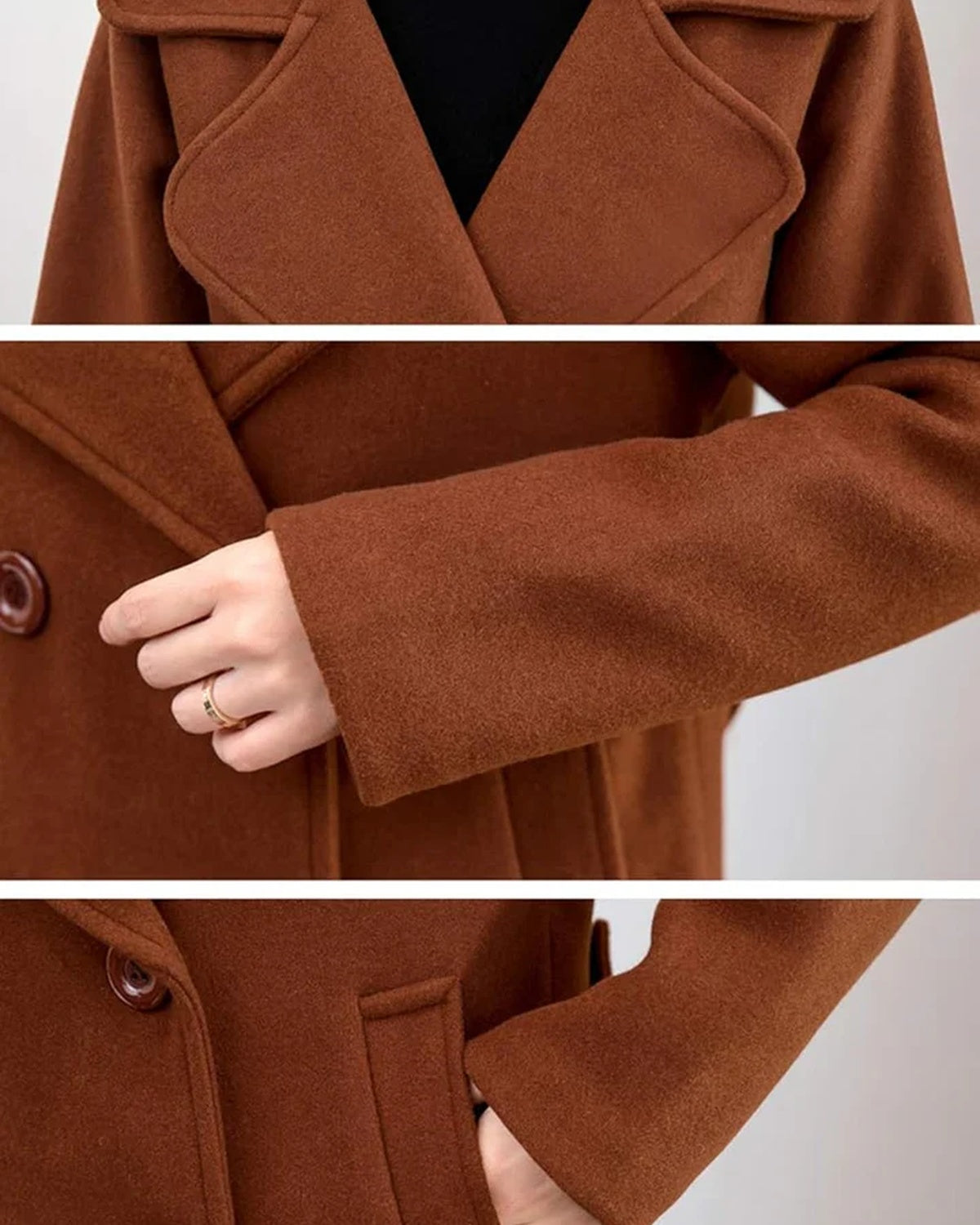 Noor - Waterafstotende Trenchcoat Met Ceintuur En Double-breasted Sluiting