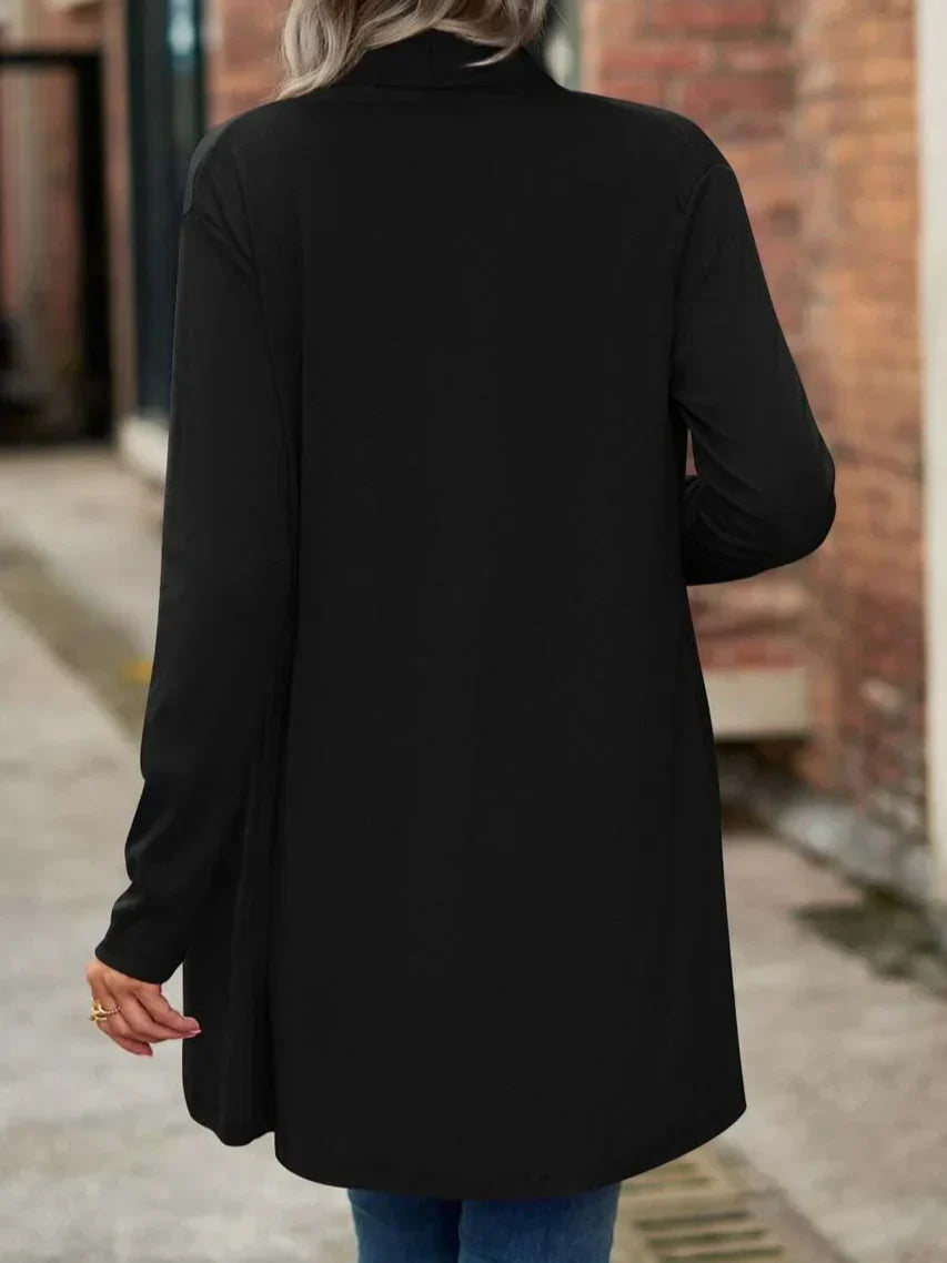 Amélie – middellange gebreide cardigan vest