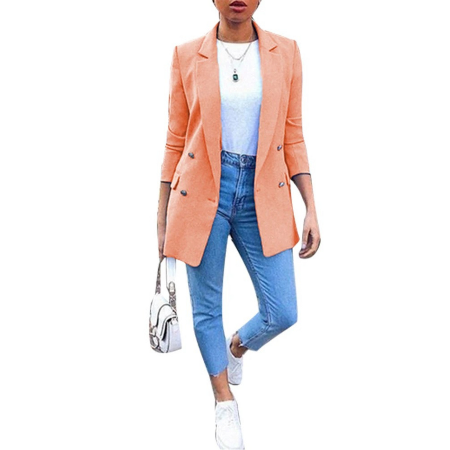 Femke – Lange Damesblazer Met Moderne Snit