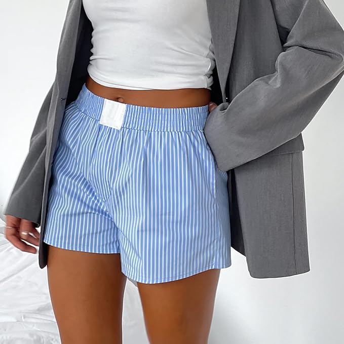 Mila – Lounge shorts met ademende stof en elastische taille