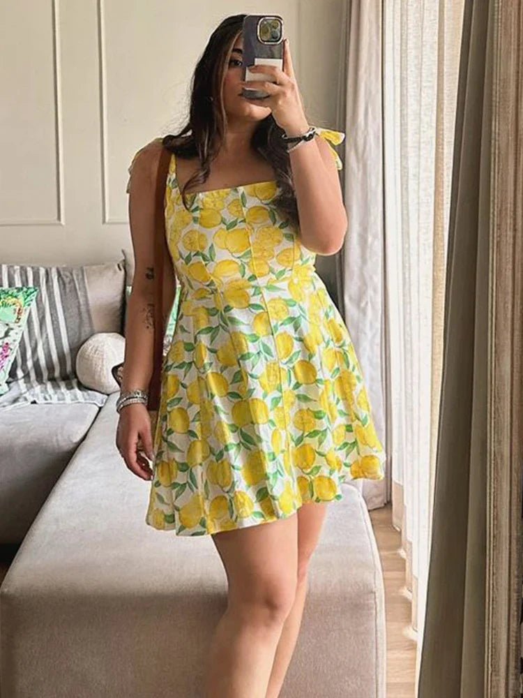 Sunny - Lemon Jurk