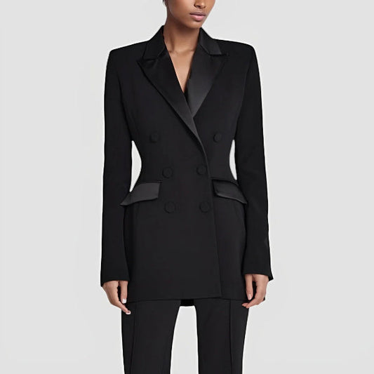 Fabienne – Blazer Mini Jurk Voor Dames Met Double-Breasted Ontwerp