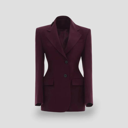 Amélia – Getailleerde Dames Blazer Jurk Met Reverskraag
