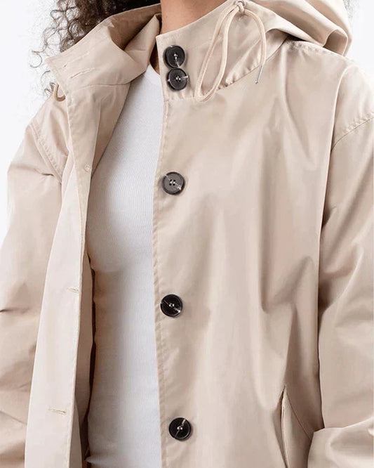 Noémie – Waterdichte Dames Regenjas Met Capuchon