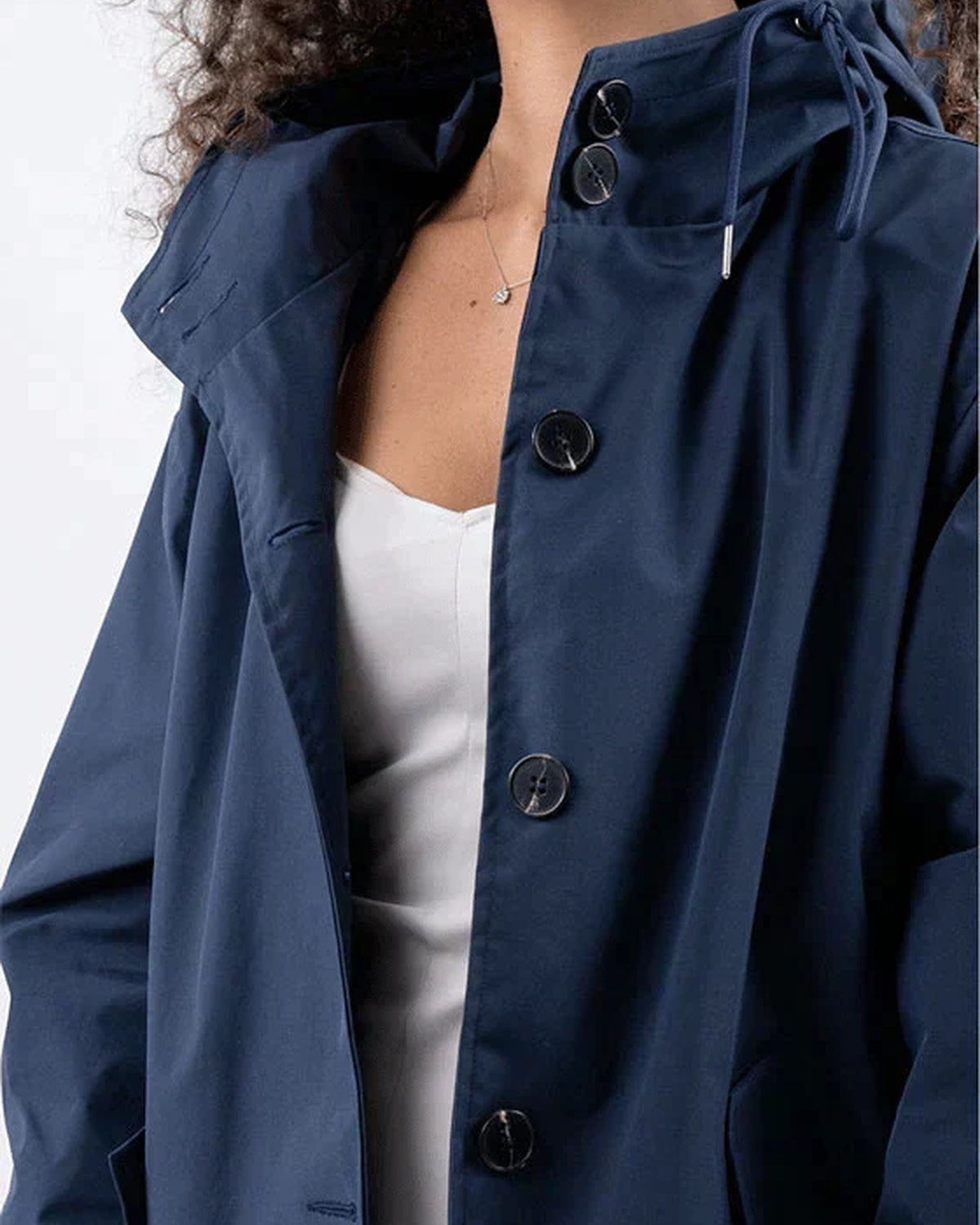 Noémie – Waterdichte Dames Regenjas Met Capuchon