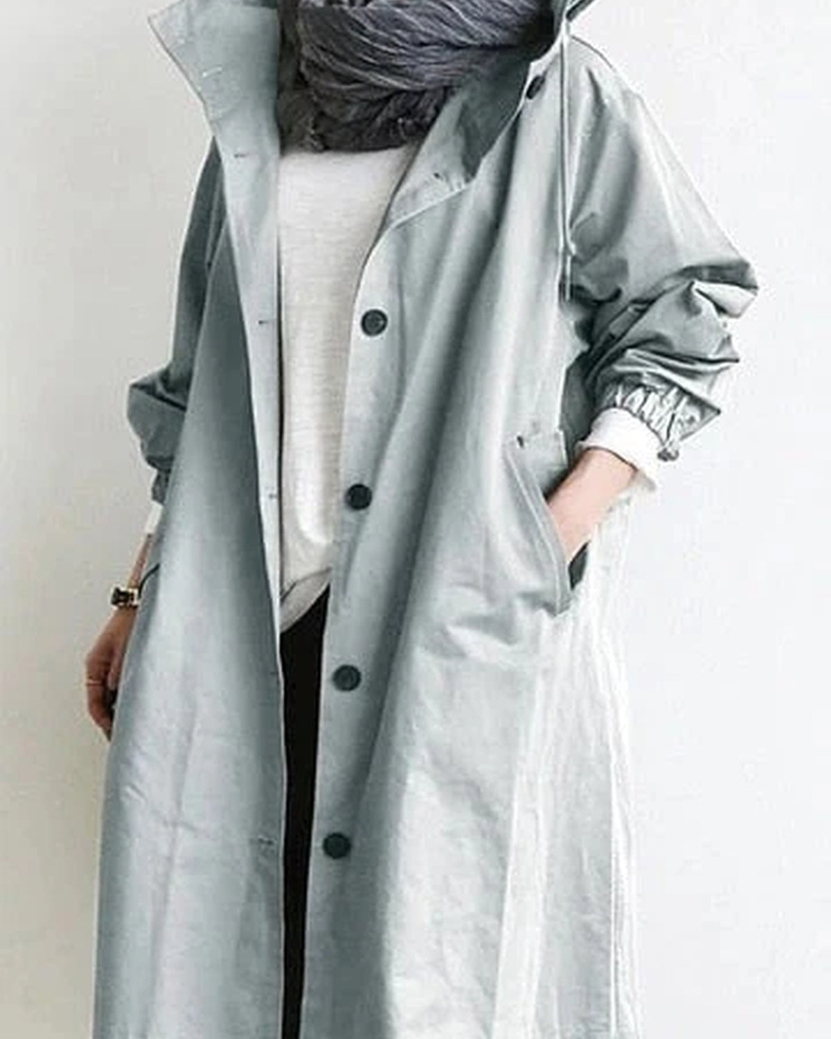 Noémie – Waterdichte Dames Regenjas Met Capuchon