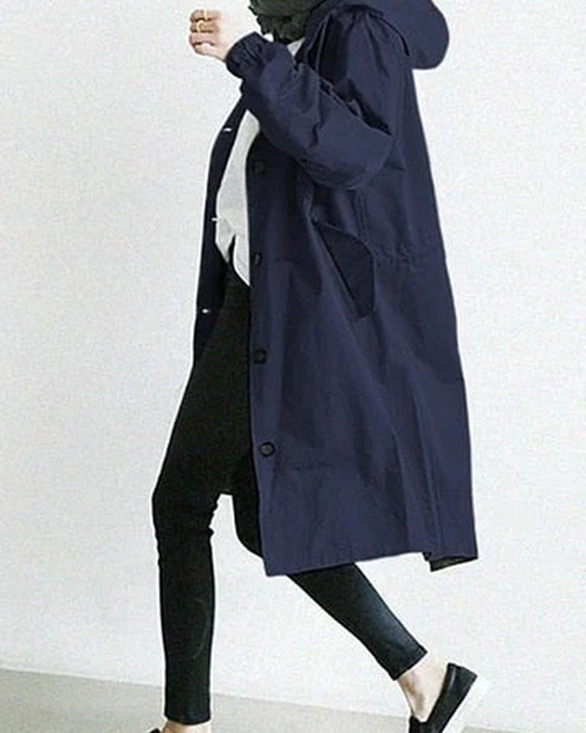 Noémie – Waterdichte Dames Regenjas Met Capuchon