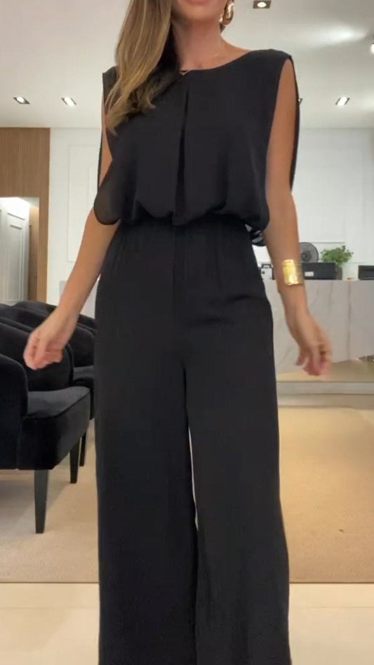 Allure - jumpsuit met ronde hals