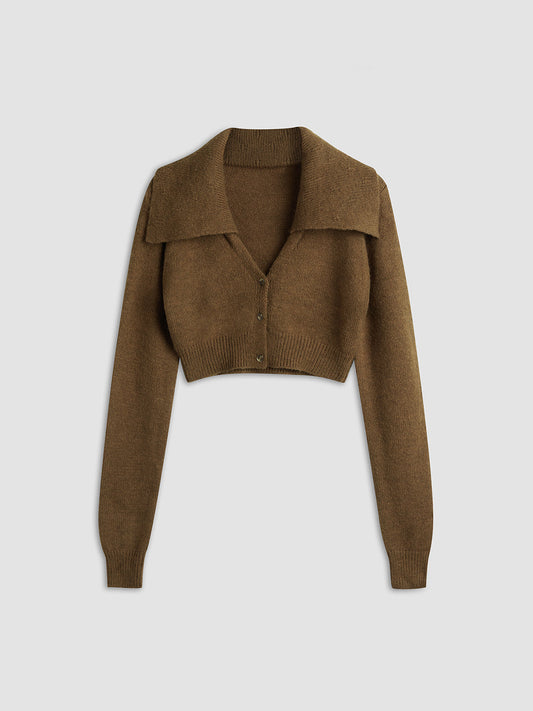 Claire – Cropped zomer vest met klassieke kraag en getailleerde pasvorm
