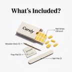 Semi-Cured Nail Strips - Mat Yellow