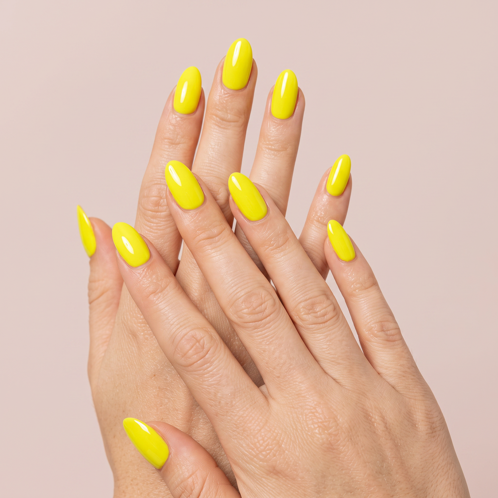 Semi-Cured Nail Strips - Mat Yellow