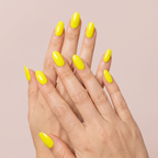 Semi-Cured Nail Strips - Mat Yellow