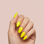 Semi-Cured Nail Strips - Mat Yellow