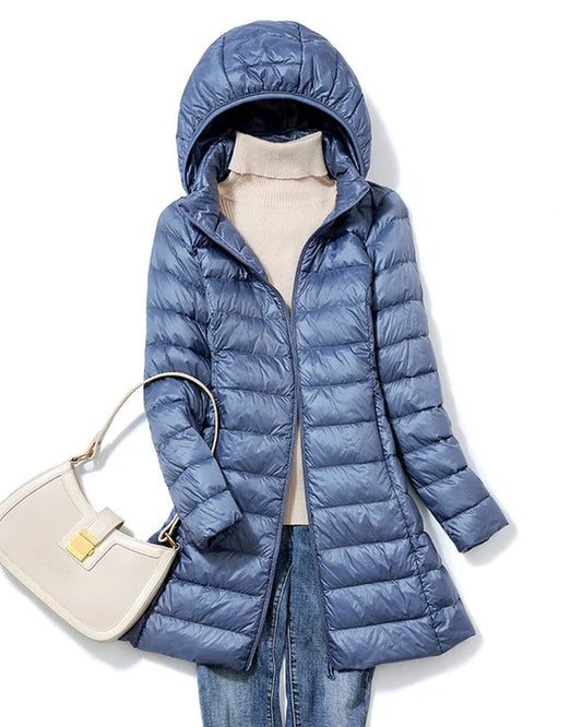 Doria – Gewatteerde Winterjas Met Lange Mouwen