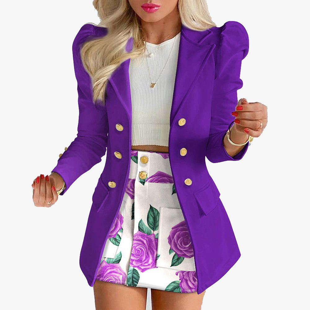Claire – dames blazer met double-breasted design en klassieke revers