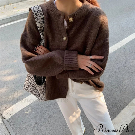 Emma – gebreid cardigan vest met relaxte fit