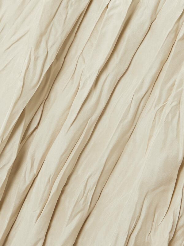 Elodie – Getailleerde maxi Jurk met gekreukte textuur en spaghetti bandjes